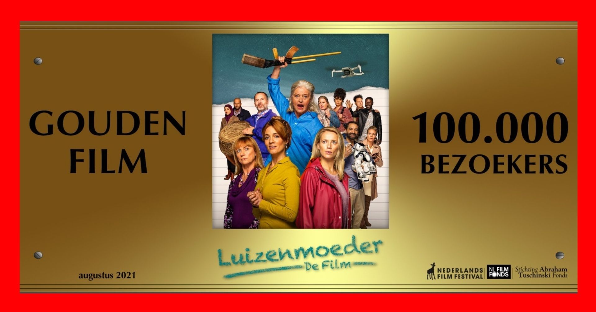 Luizenmoeder – de film bekroond met Gouden Film   